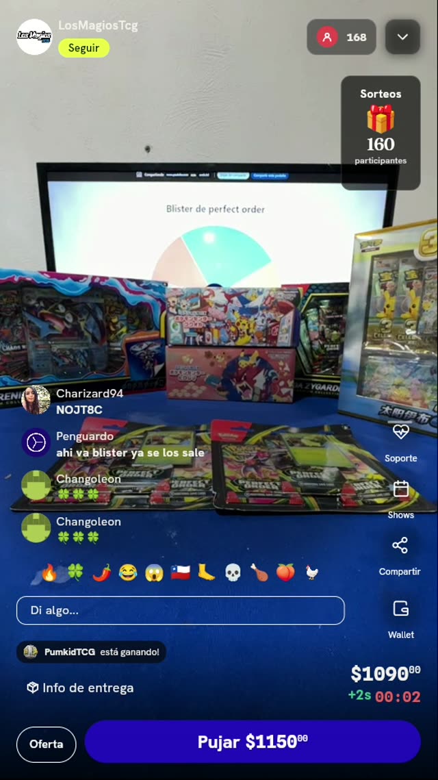 Blister Pokémon TCG Perfect Order
