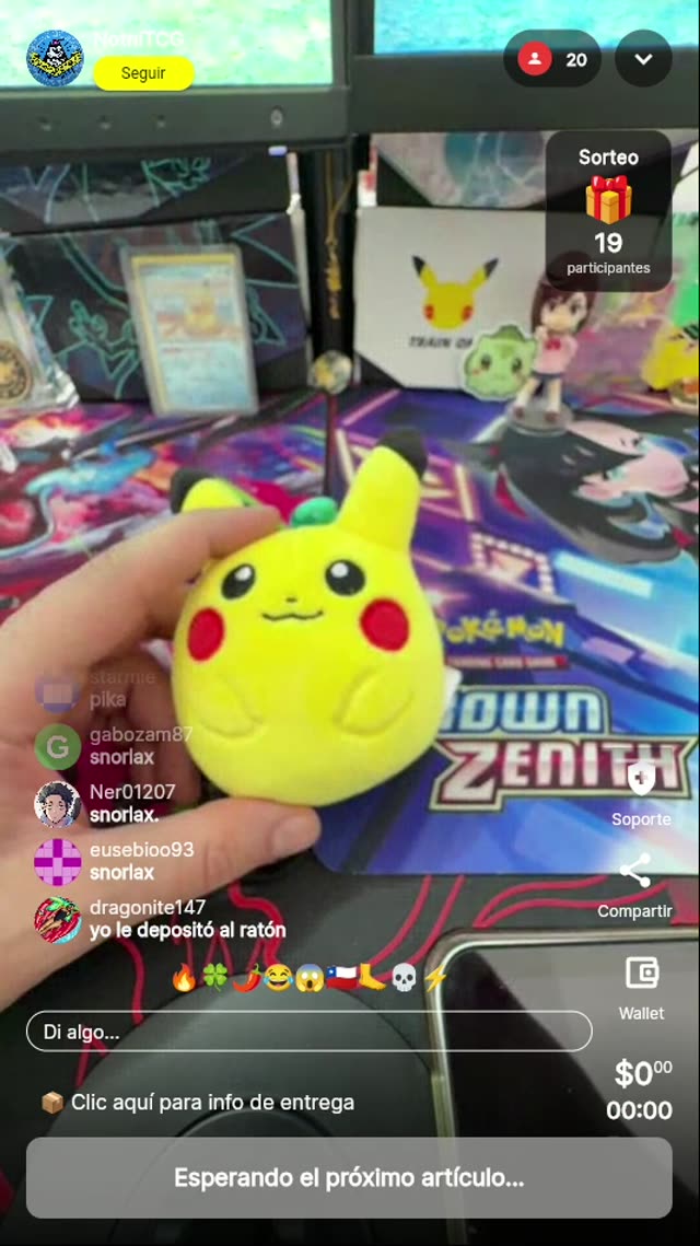 Squishmallow de Pikachu