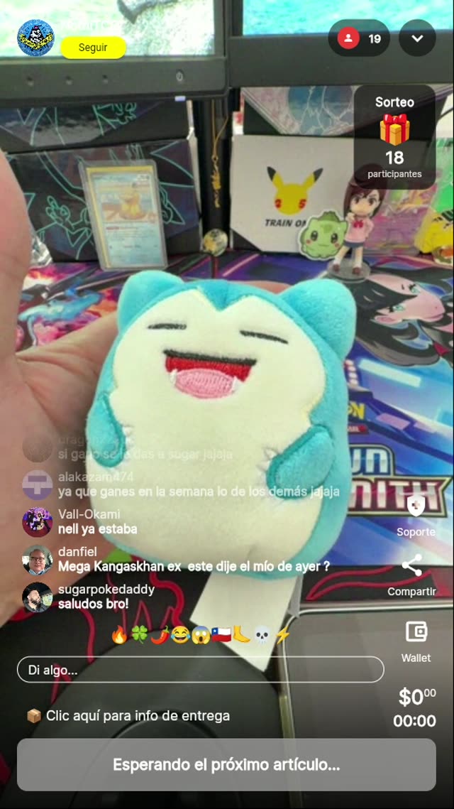 Peluche Snorlax Pokémon
