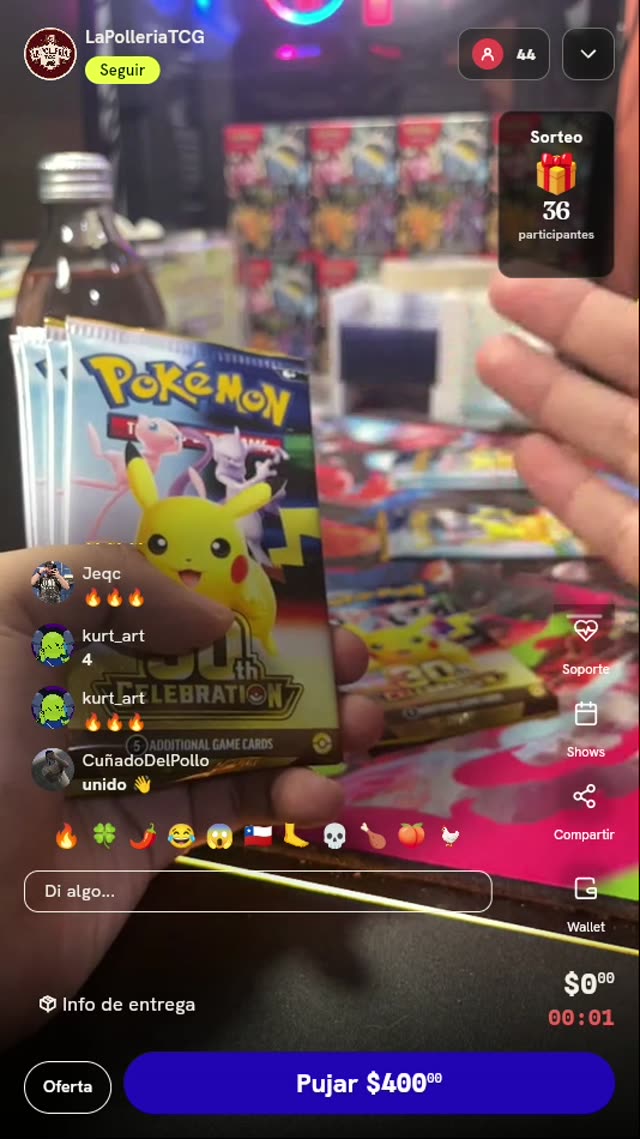 Paquetes Pokémon TCG Celebrations 25th
