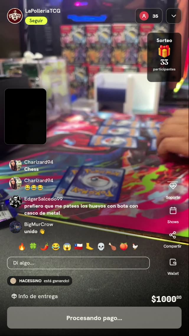 Lote de cartas Pokémon TCG