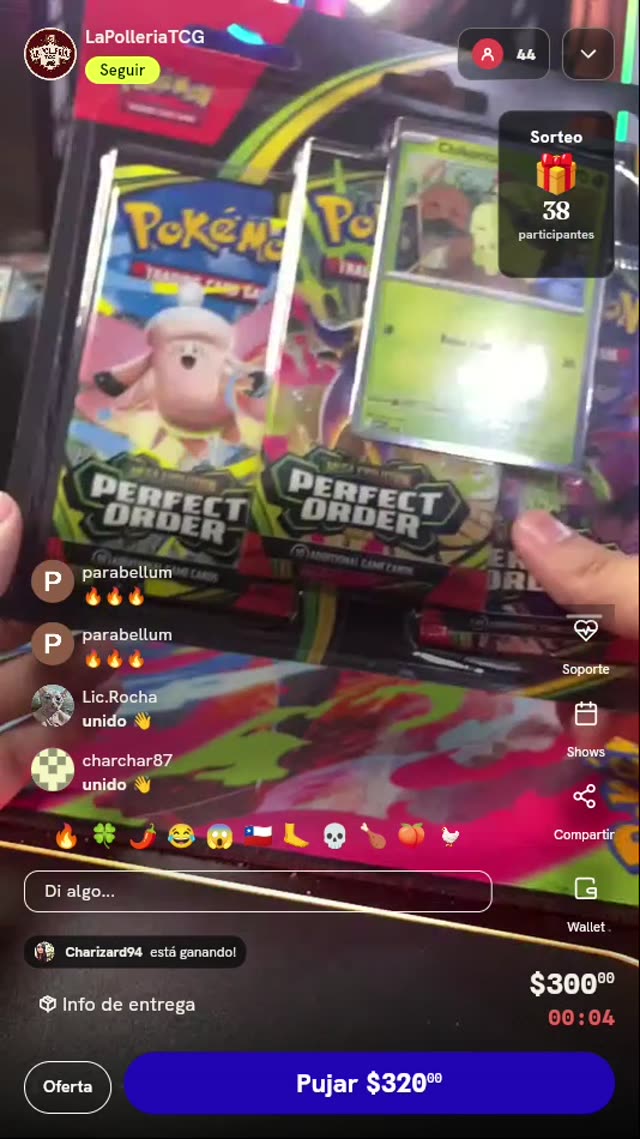 Blíster Pokémon Perfect Order Chikorita