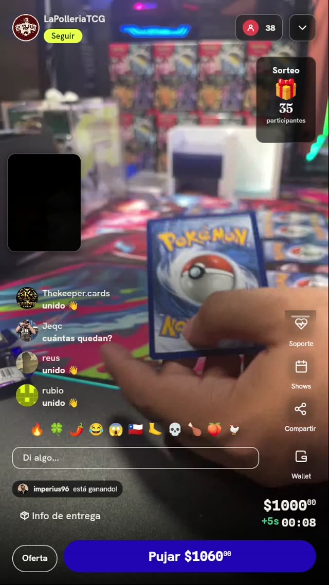 Dinámica de Cartas Pokémon TCG