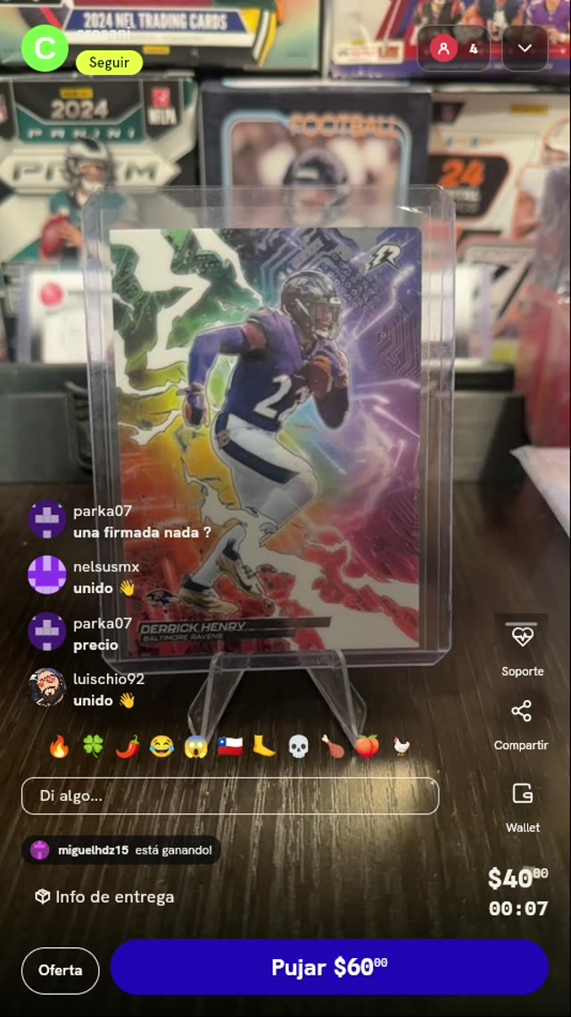 Carta Derrick Henry Rookies & Stars
