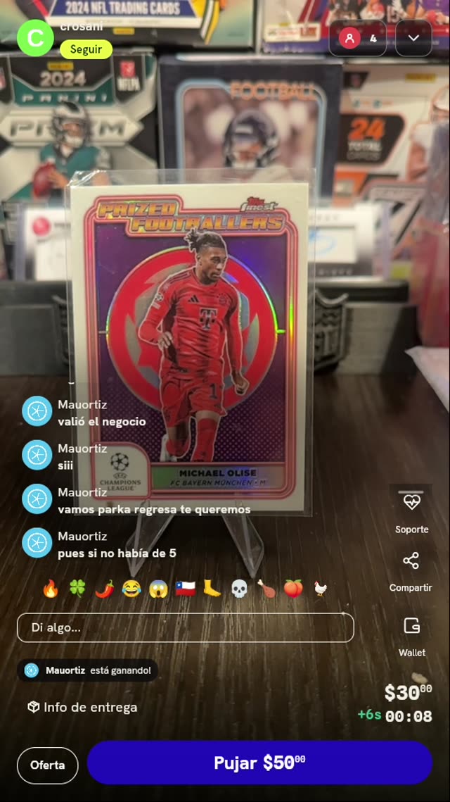 Carta Michael Olise Prized Footballers