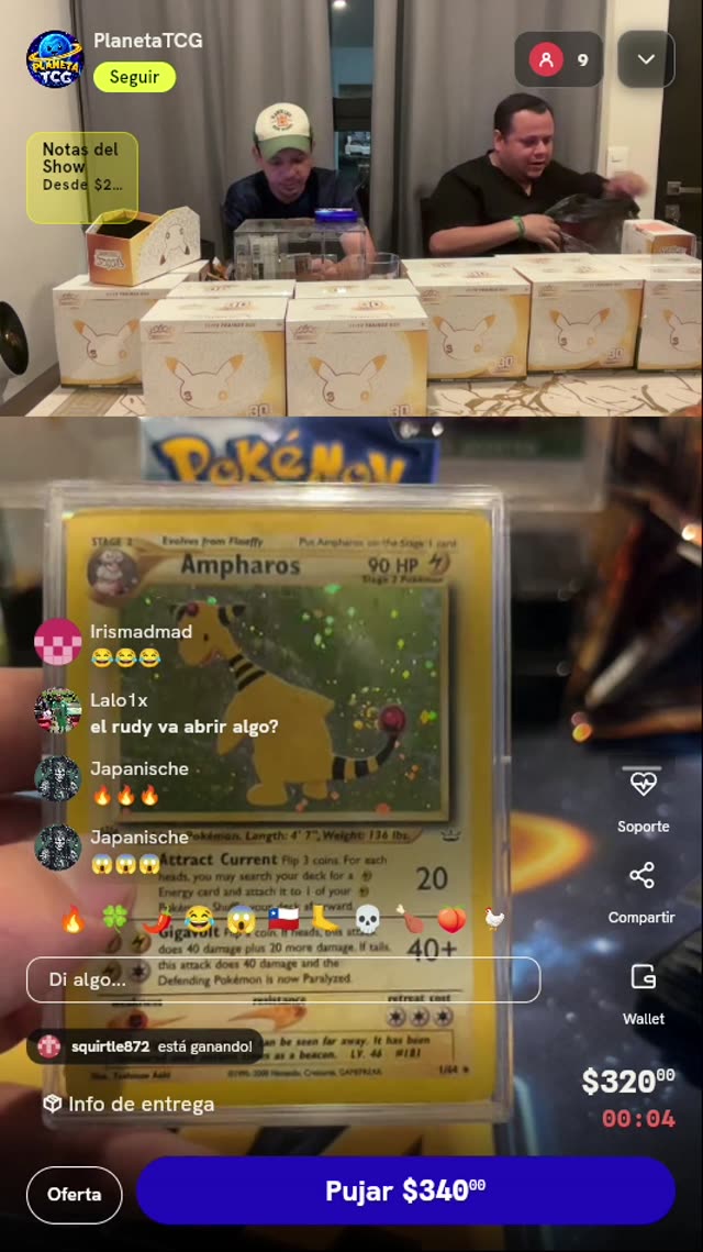 Carta Ampharos Neo Genesis Holo