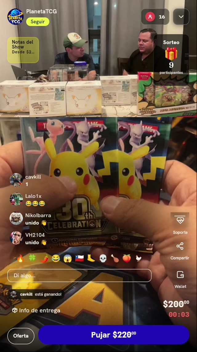 Dos Sobres Pokémon 30th Celebration