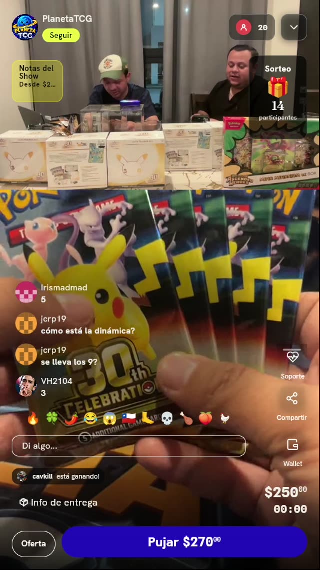 Sobres Pokémon TCG 30th Celebration