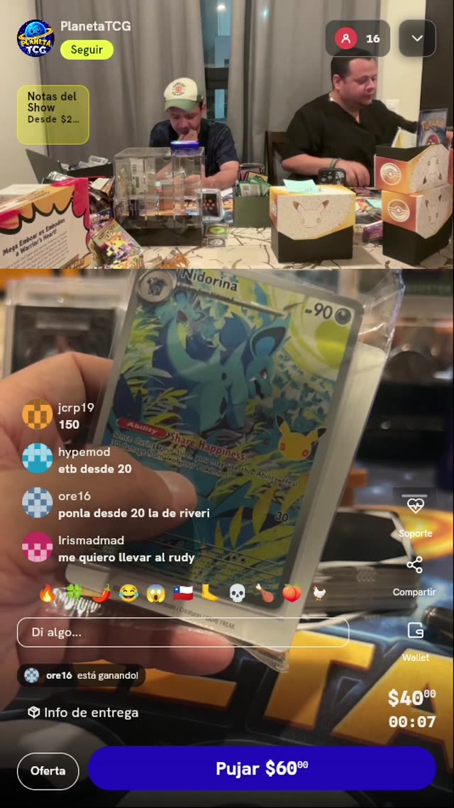 Carta Nidorina Promo 30th Celebration