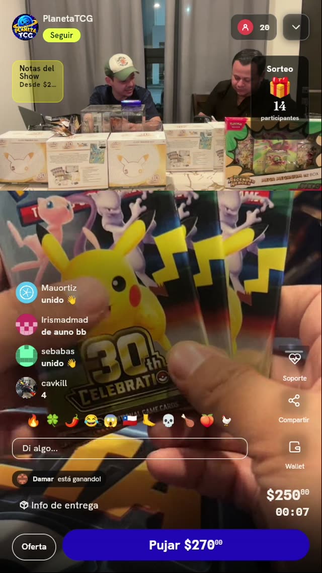 Sobres Pokémon TCG 30th Celebration