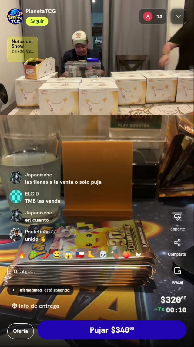 Sobres Pokémon TCG Celebrations