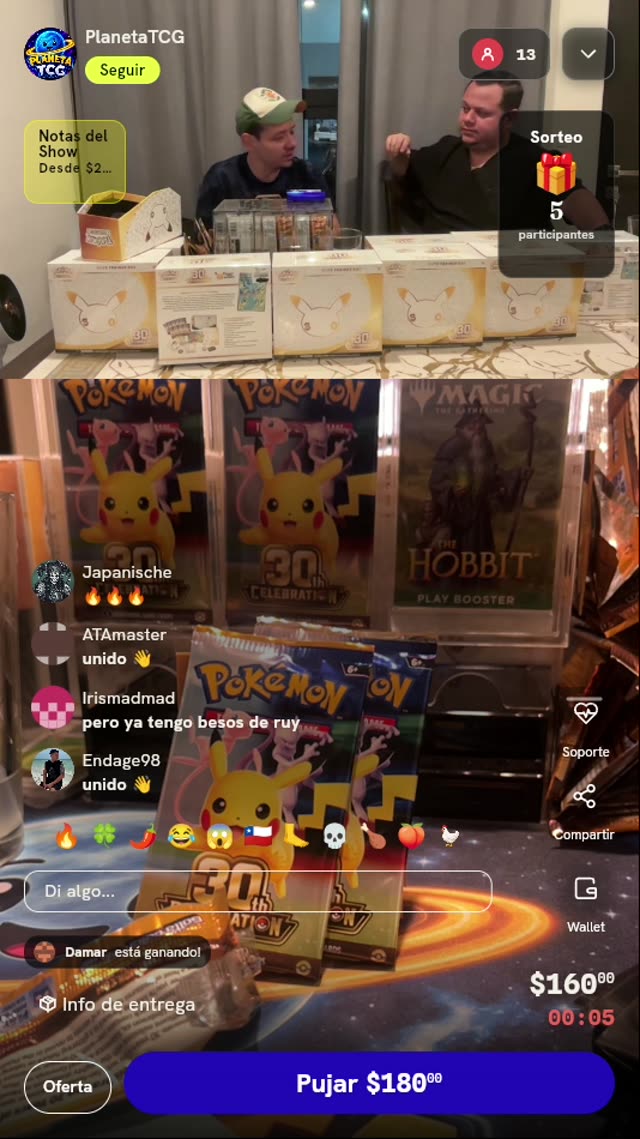 Sobres Pokémon TCG 30th Celebration
