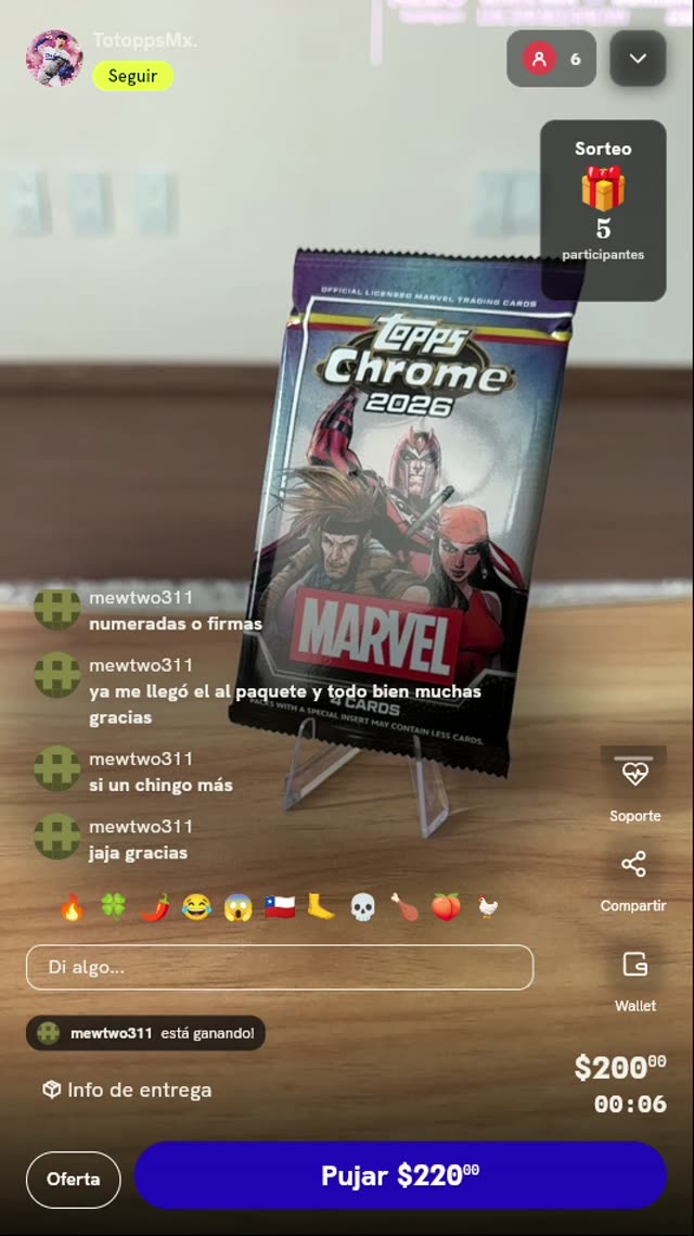 Sobre Topps Chrome Marvel 2026