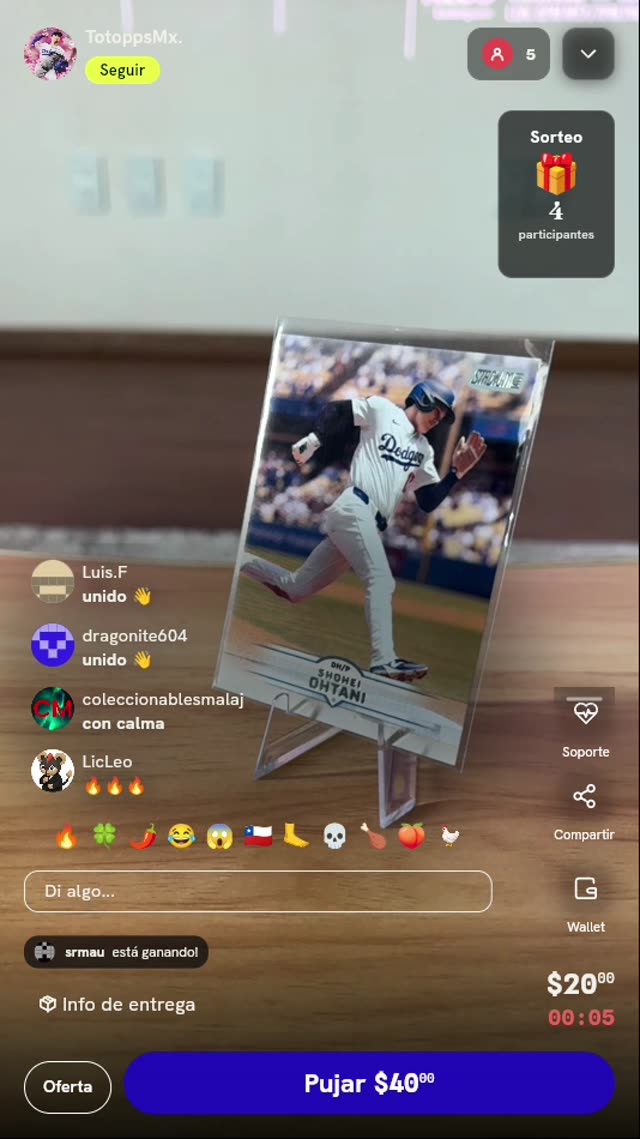 Carta Topps Stadium Club Shohei Ohtani