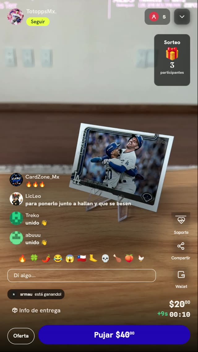 Carta Topps 2025 Dodgers #631