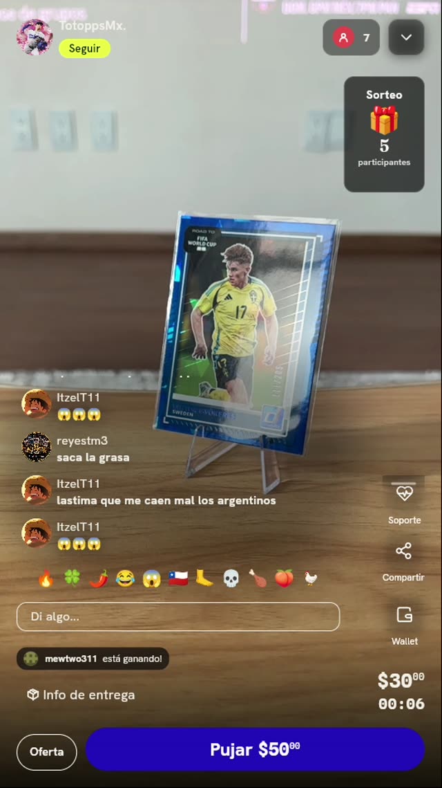 Carta Panini Donruss Viktor Gyökeres
