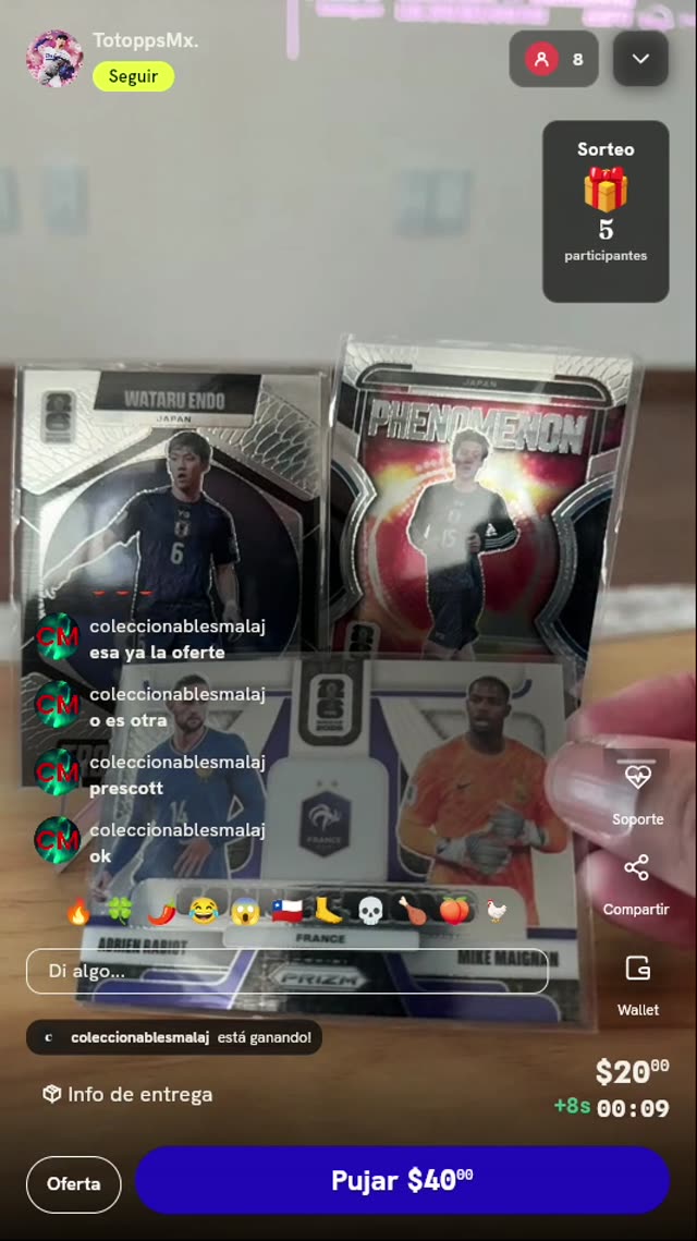 Lote de Cartas Panini Prizm World Cup