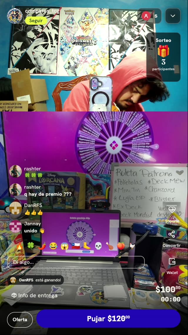 Giro de Ruleta Pokémon TCG