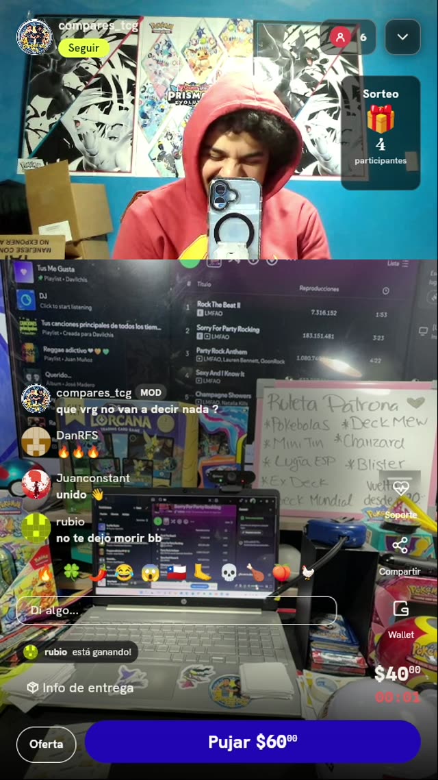 Giro en Ruleta Patrona Pokémon