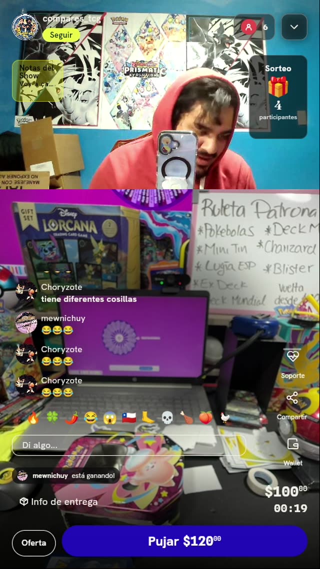 Giro de Ruleta Pokémon TCG