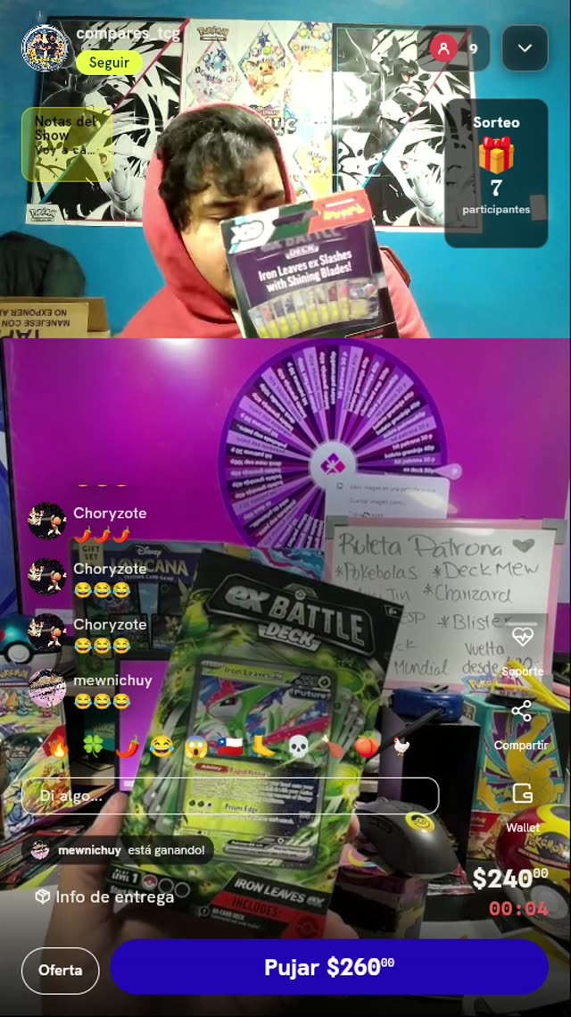 Deck Pokémon Iron Leaves ex