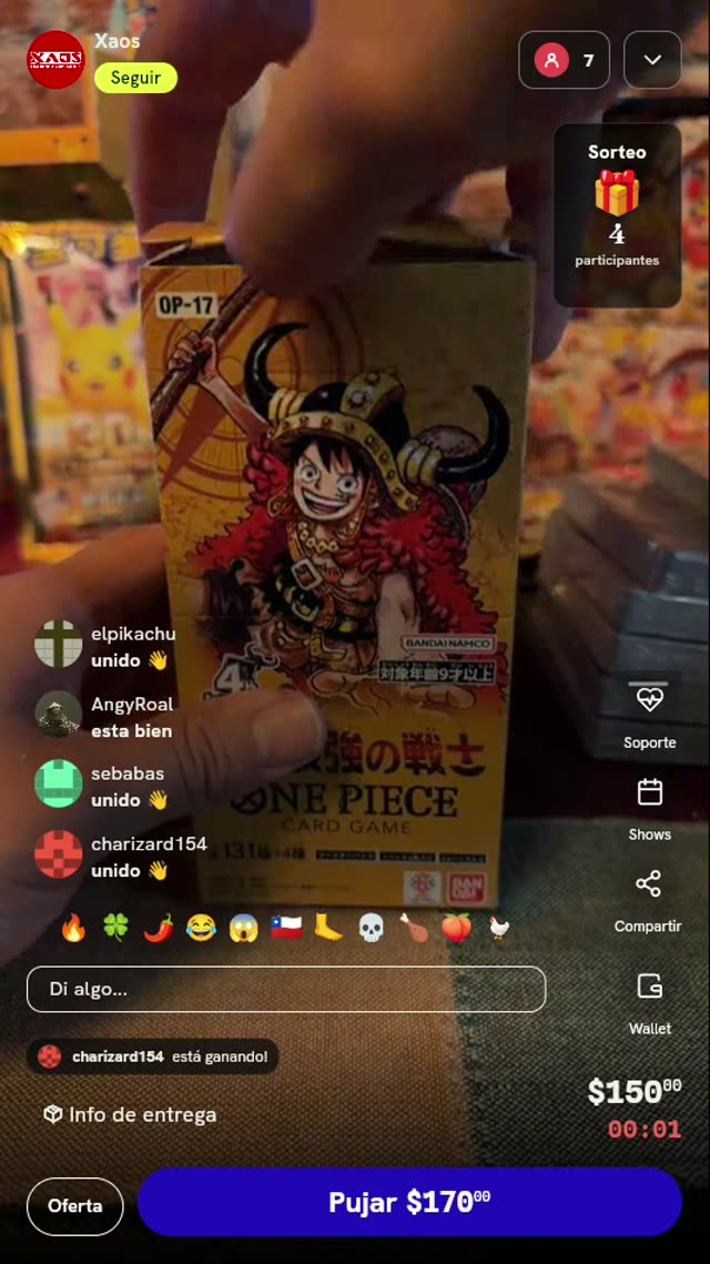 Caja One Piece TCG OP-17
