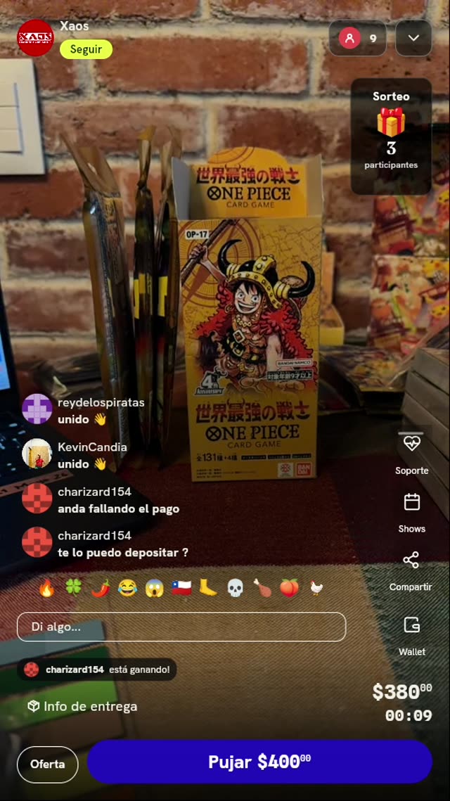 Caja One Piece TCG OP-17