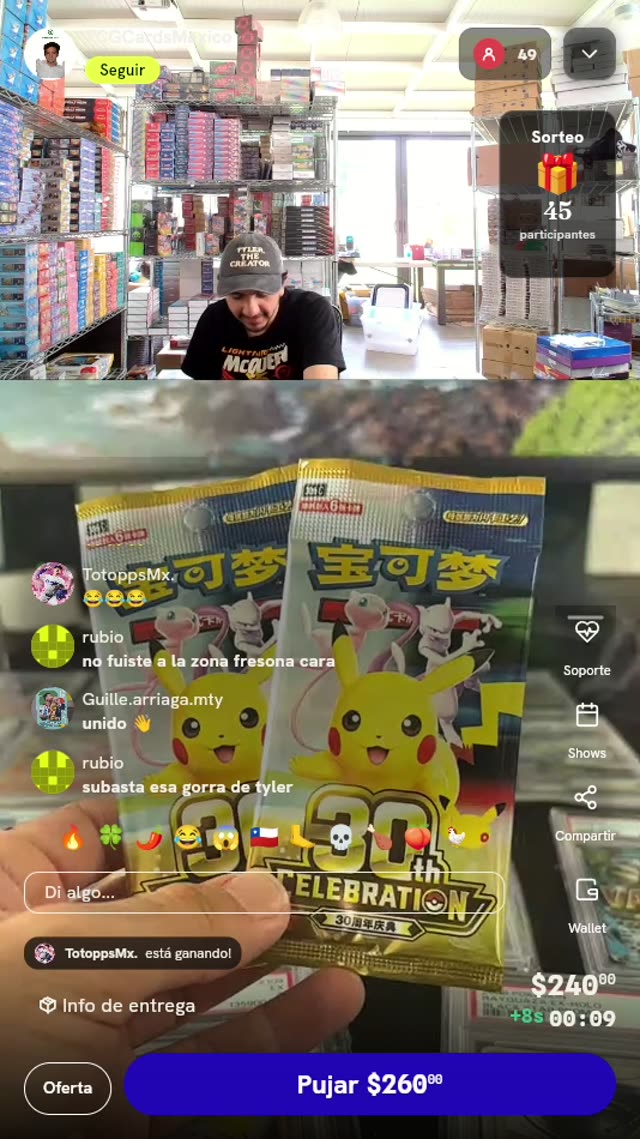 2 Sobres Pokémon 25th Celebration Chino