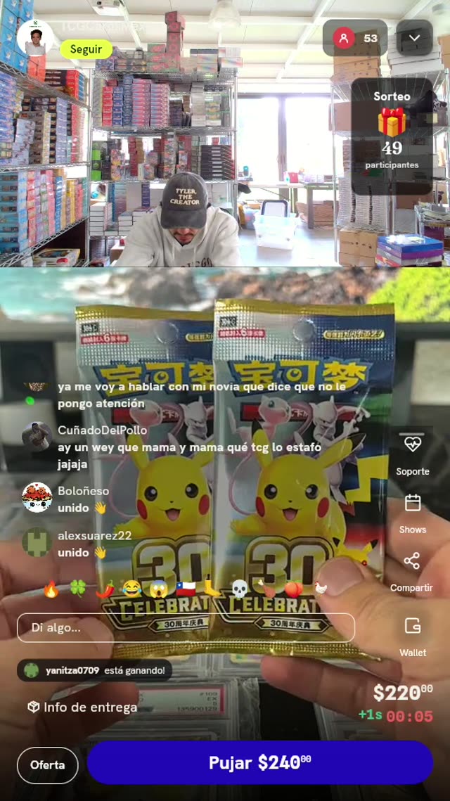 2 Sobres Pokémon TCG 30.º Aniversario
