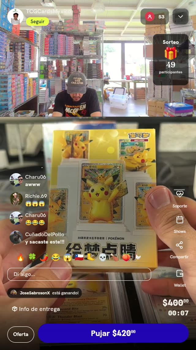 Caja Ciega Figura Pikachu 30 Aniversario