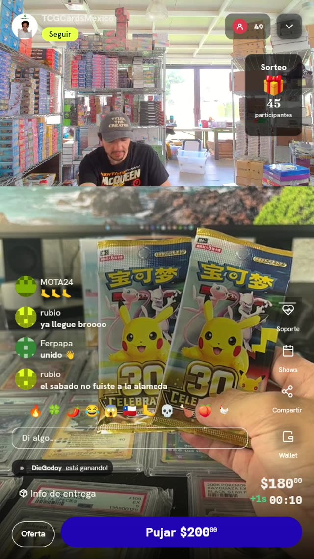 Sobres Pokémon TCG 30th Celebration Chino