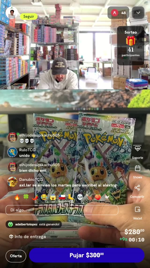 2 Sobres Pokémon Terastal Festival ex