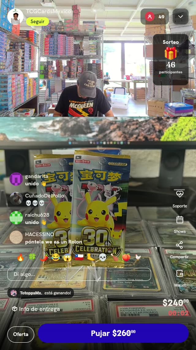 Sobres Pokémon TCG 30th Celebration Chino