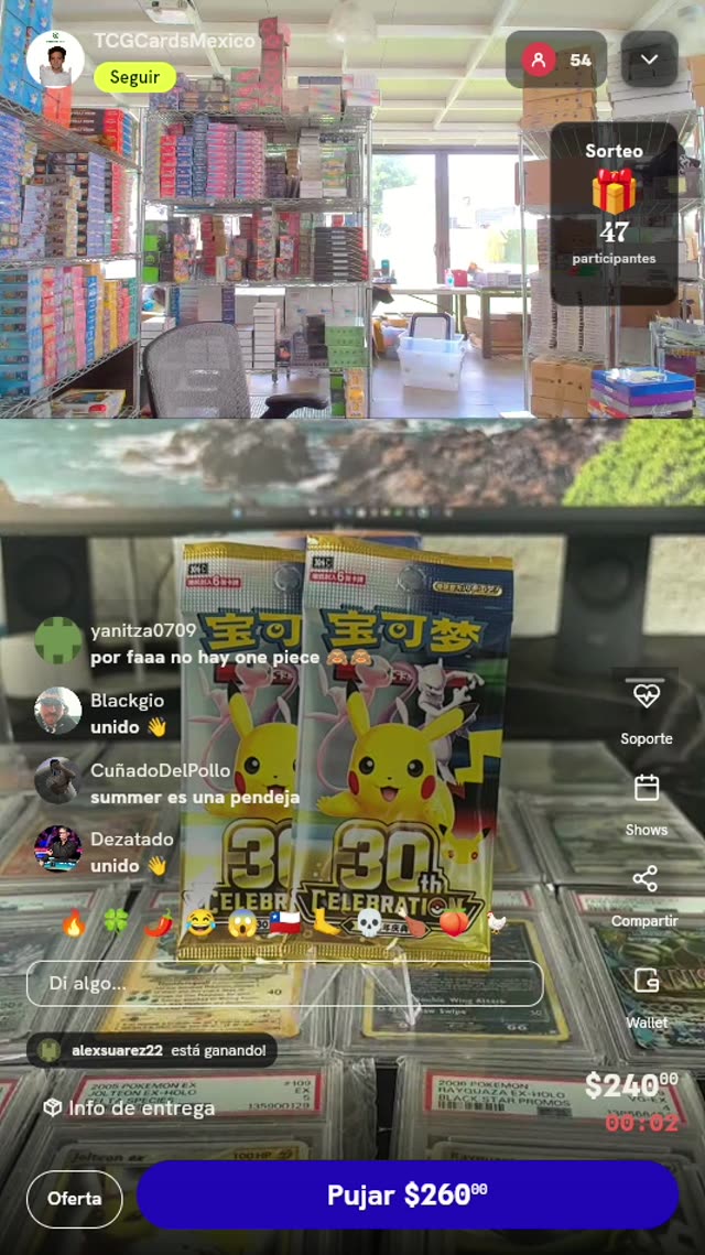 2 Sobres Pokémon 25º Aniversario Chino