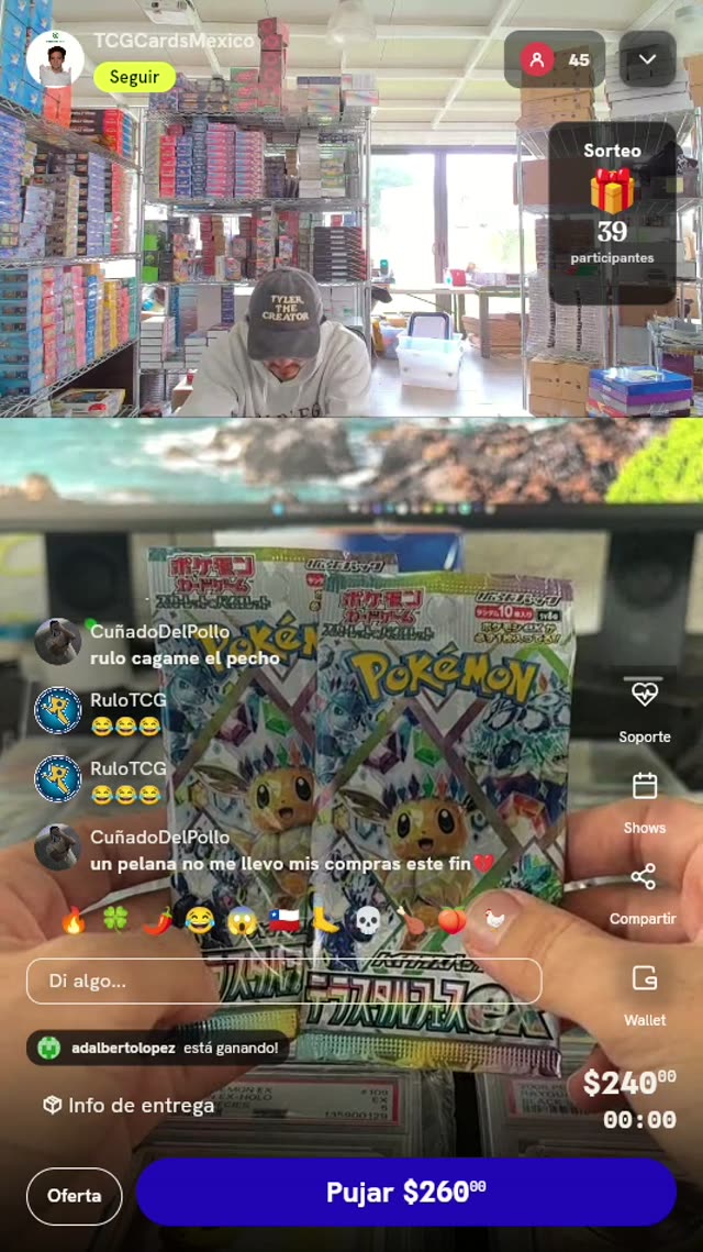 2 Sobres Pokémon Terastal Festival