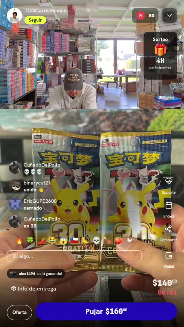 Sobres Pokémon TCG 30th Celebration Chino