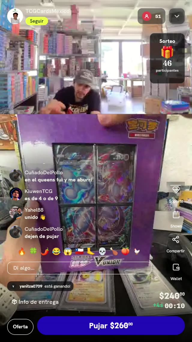 Caja Mewtwo V-UNION Chino Simplificado