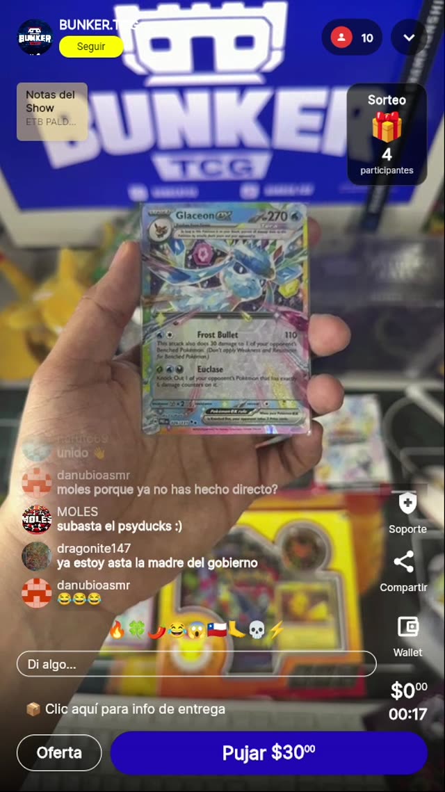 Carta Pokémon Glaceon GX Ultra Prism