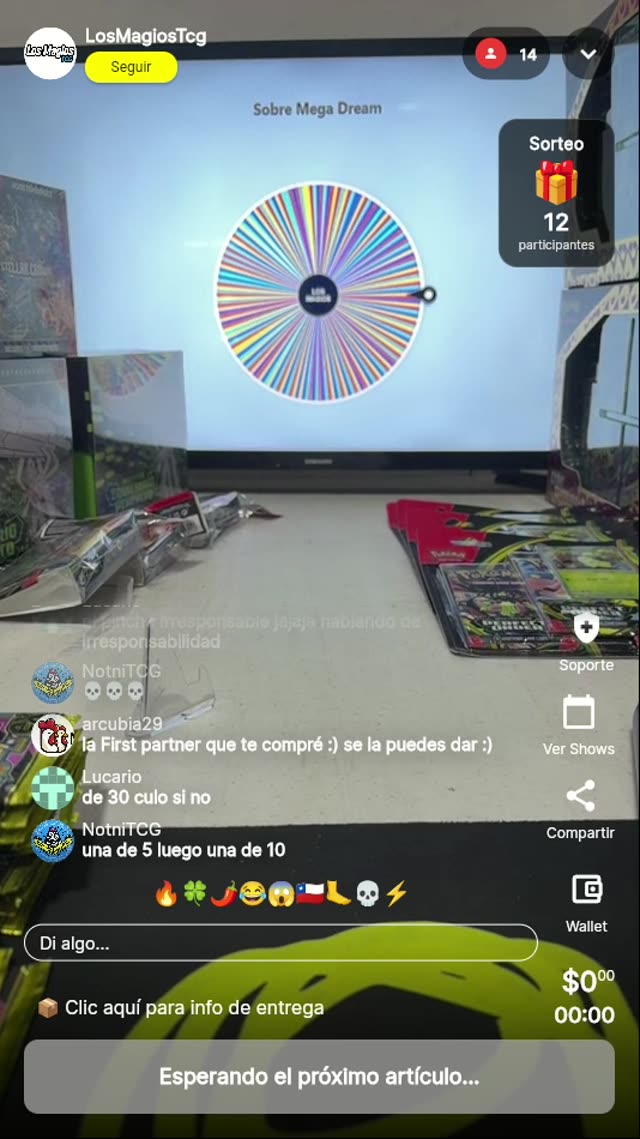 Sorteo Pokémon TCG Mega Dream
