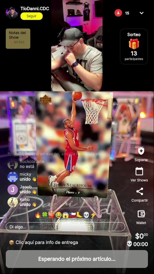 Cartas Upper Deck NBA: Stackhouse y Marbury