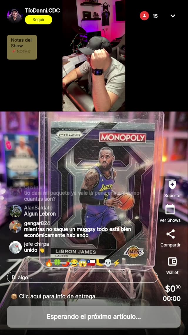 LeBron James Monopoly Prizm 2024