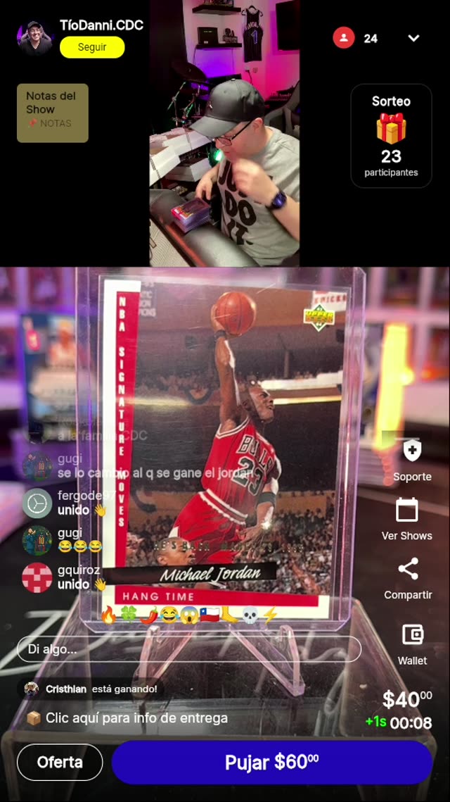 Michael Jordan Upper Deck Hang Time