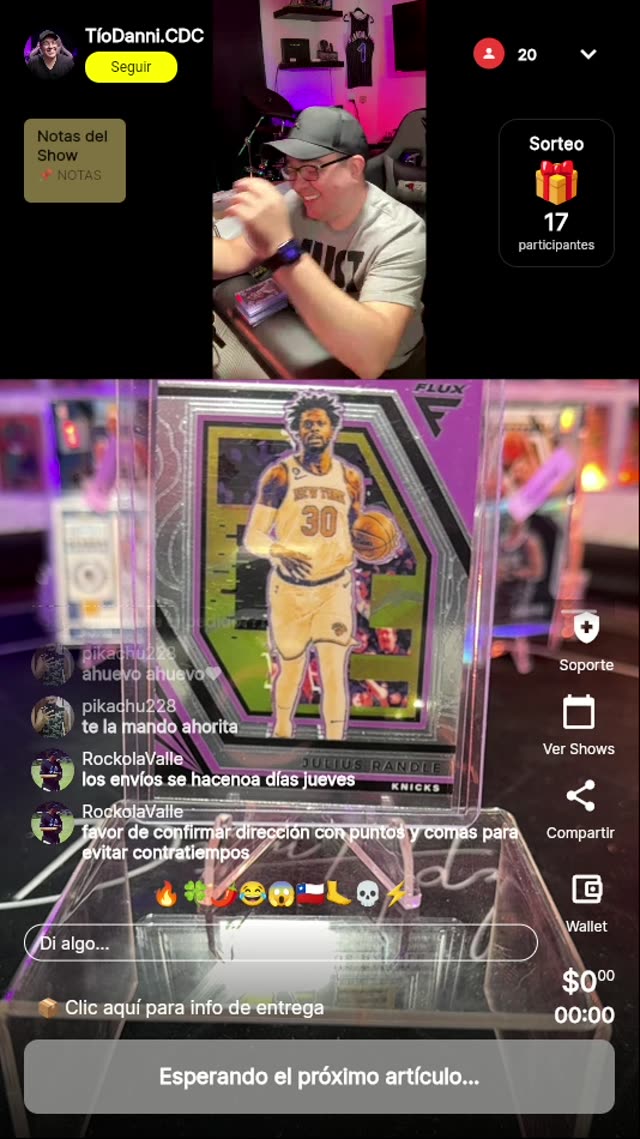 Julius Randle 2020-21 Panini Flux