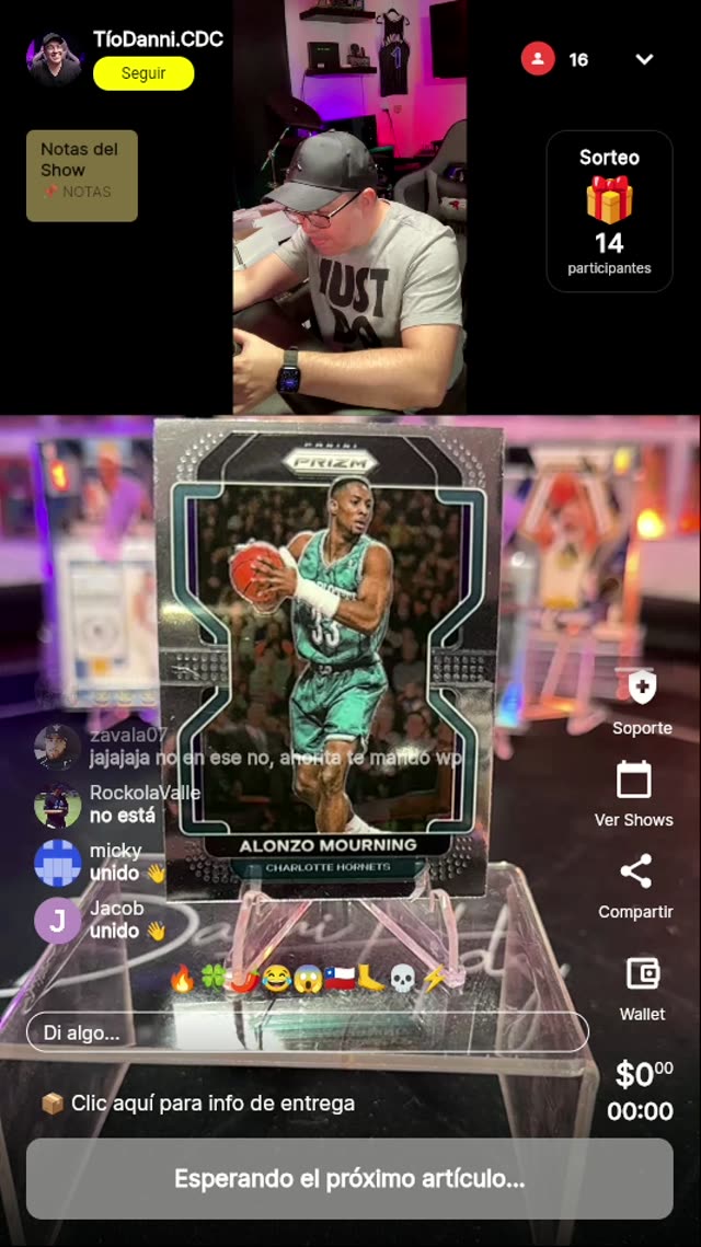 Alonzo Mourning Panini Prizm 2023-24