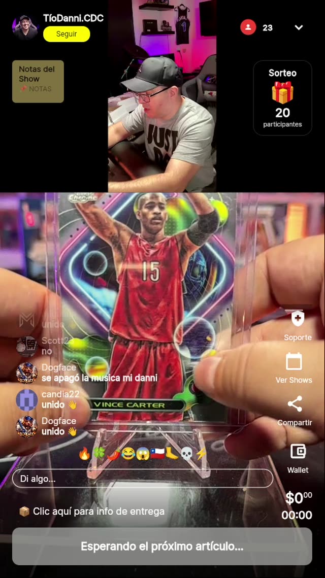 Vince Carter Topps Chrome