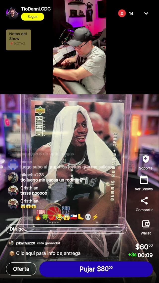 Dennis Rodman 1994 Collector's Choice