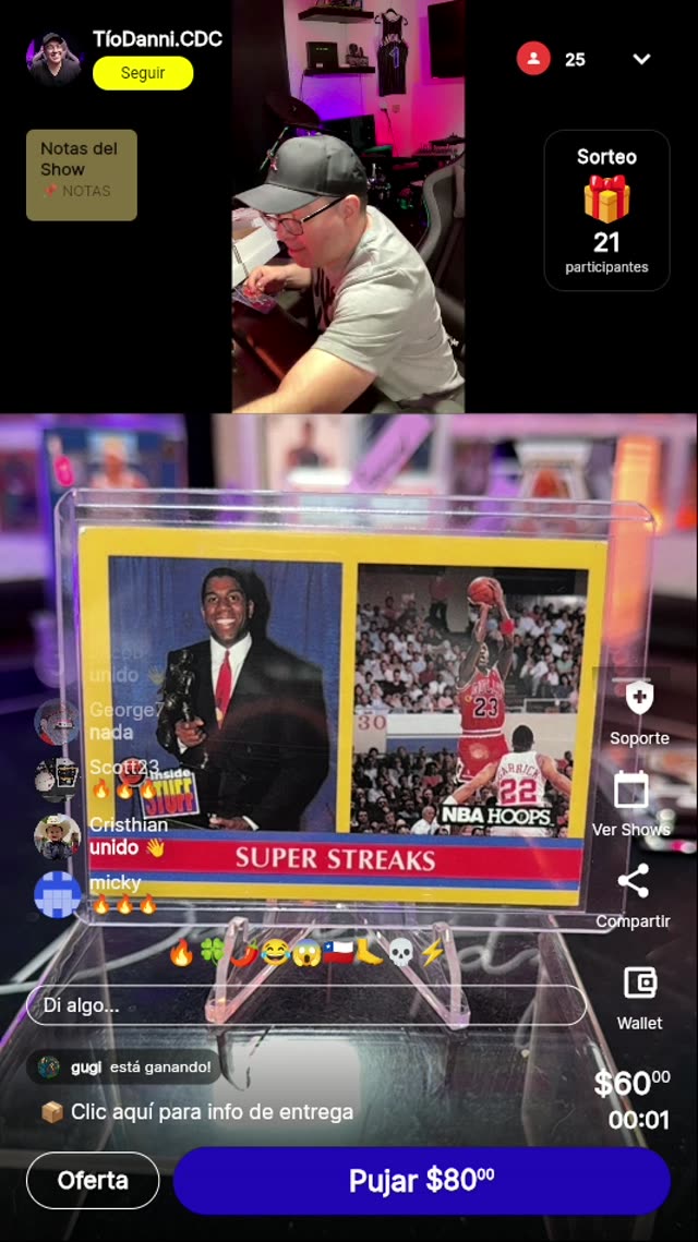 Carta Baloncesto LeBron James MVP