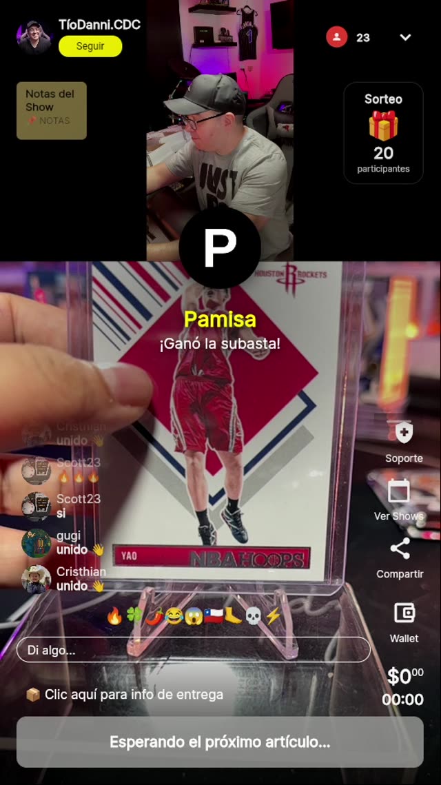 Yao Ming NBA Hoops Insert