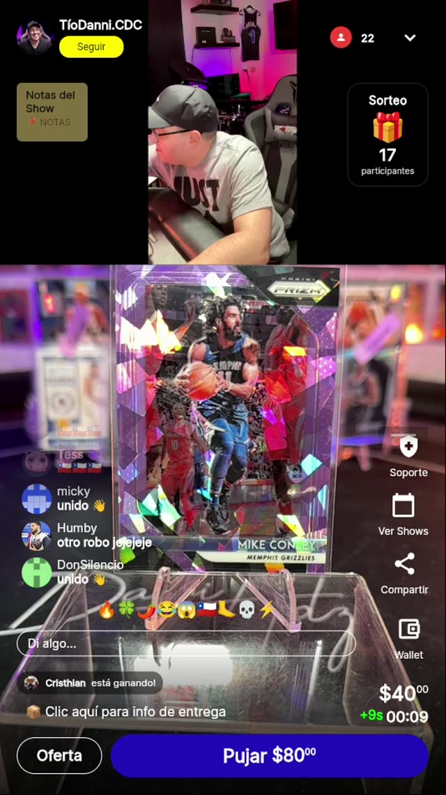 Mike Conley Prizm Memphis Grizzlies