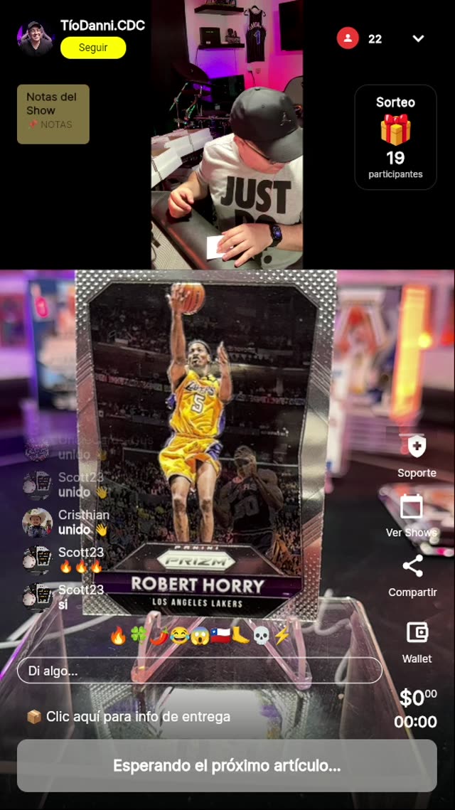 Robert Horry Panini Prizm